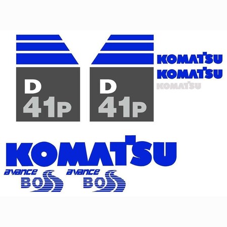 Aftermarket Decal Set KOMD41P-7DECALSET